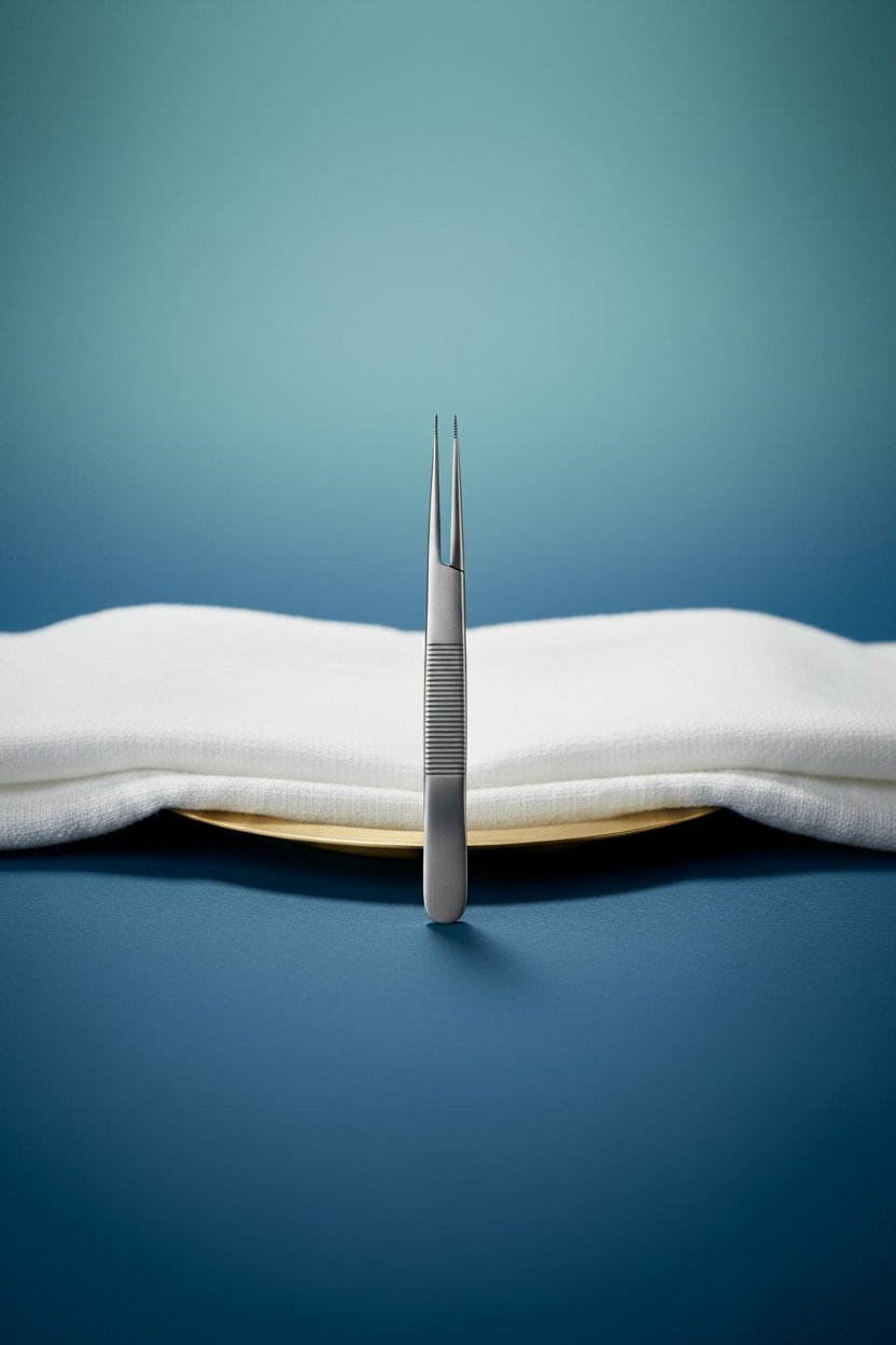 Fine-Point Precision Surgical Forceps