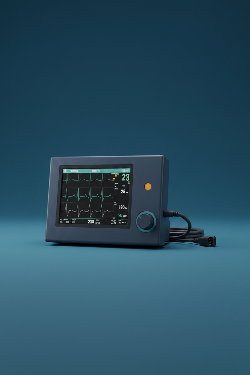 Patient Monitoring Device with Gradient Background